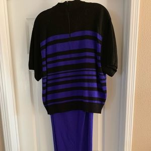 San Remo by Laura Knits 3-piece knit pant suit Size XL